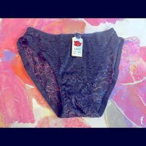 🌸Lacy assorted Embroidery Floral Print Panties L